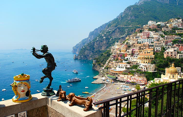 Pompeii Sorrento and Positano tour by Mercedes limousine